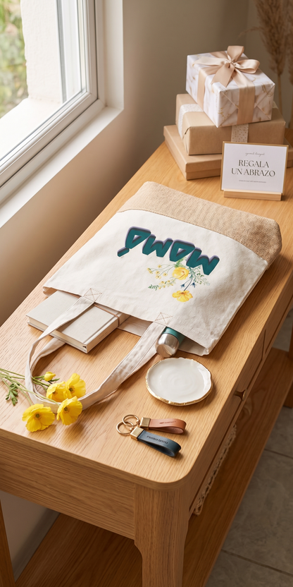 Bolsa Mamá Premium Flores Amarillas